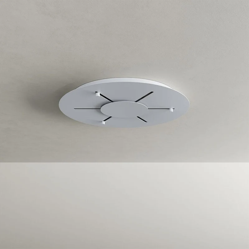 s.luce Echos Galerieleuchte 5-flammig Ø 60cm Baldachin Ø 25cm