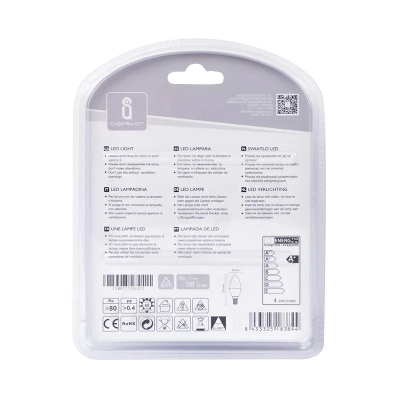 LED Leuchtmittel, E14, 4 W, 340 lm, 6500 K, 2 Stk.