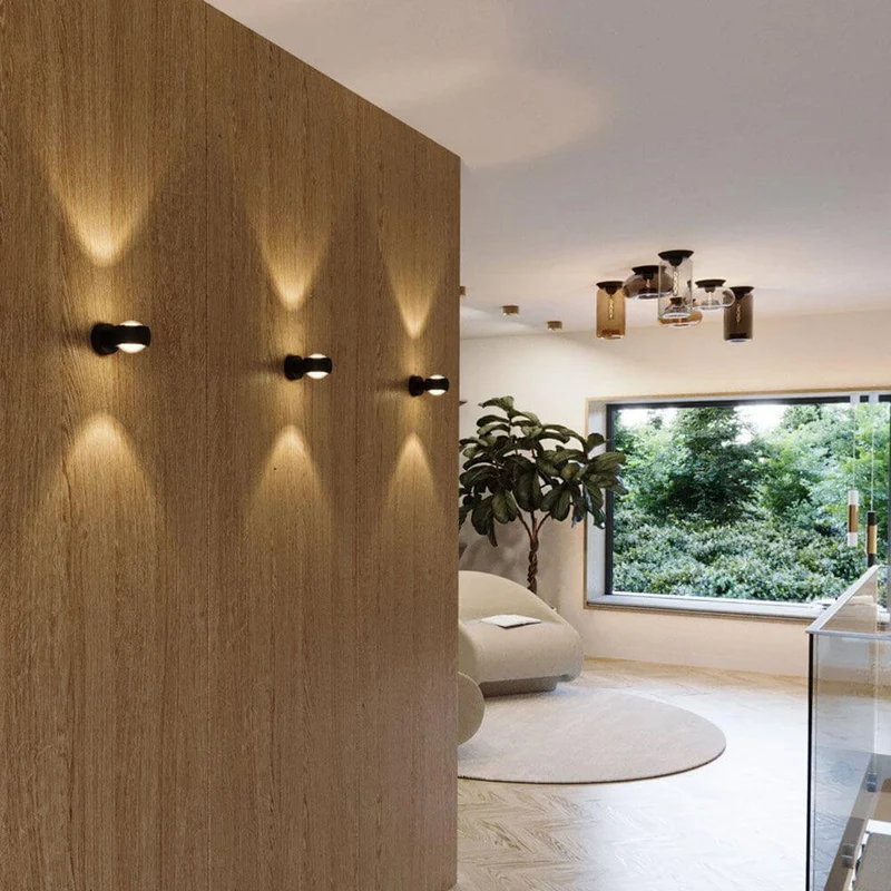 s.luce Beam Wandleuchte Up&Down mit Linsen