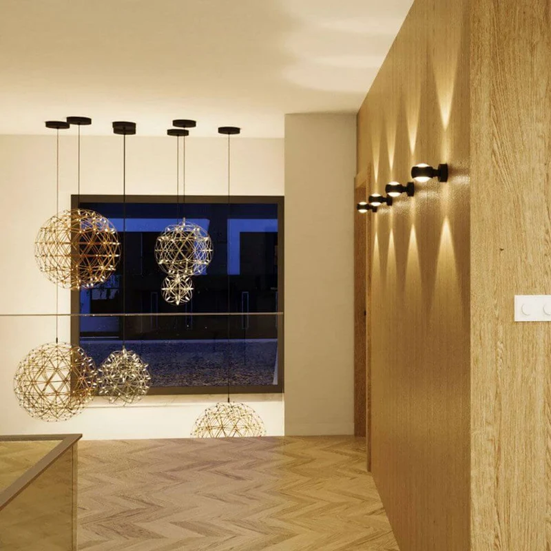 s.luce Beam Wandleuchte Up&Down mit Linsen