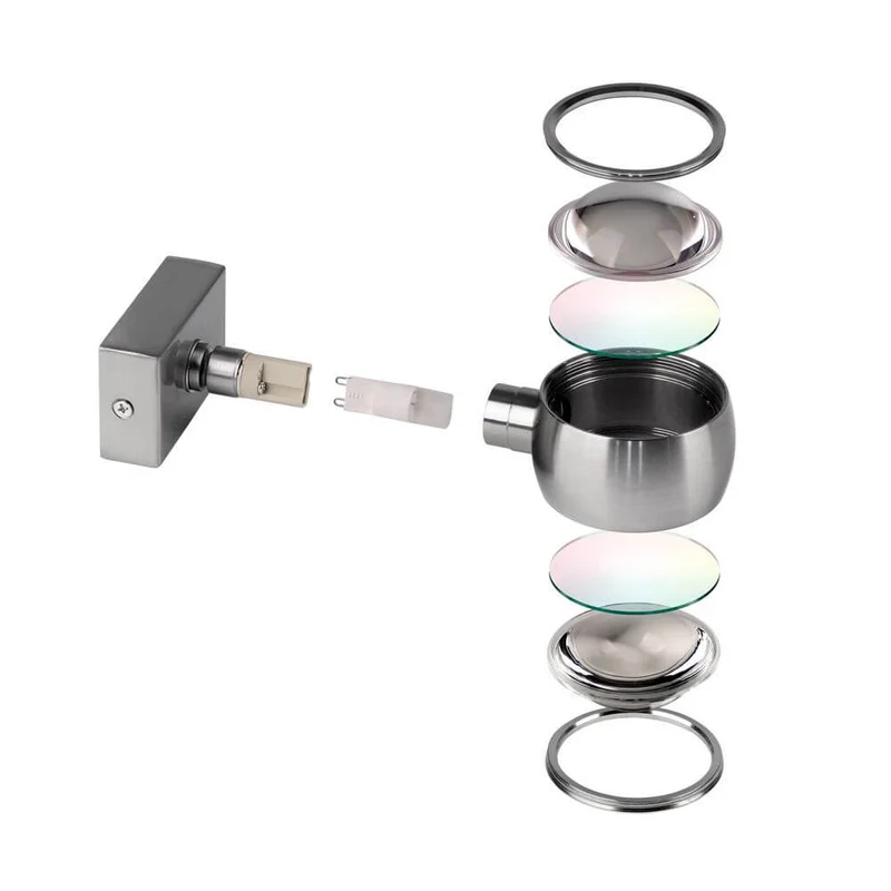s.luce Beam Wandleuchte Up&Down mit Linsen