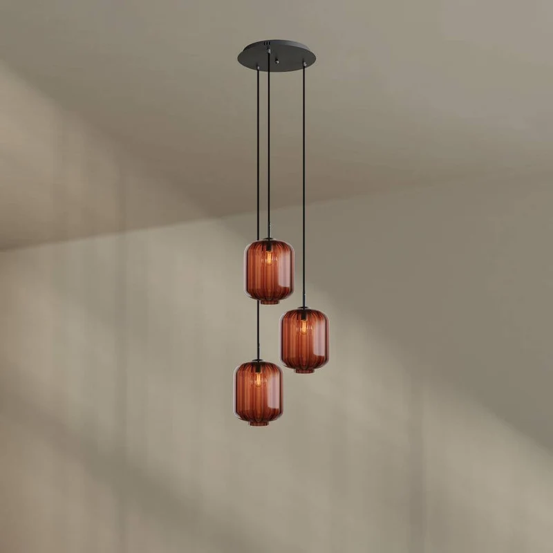 s.luce Velo 3-flammige Galerielampe Ø 40cm Baldachin Ø 25cm