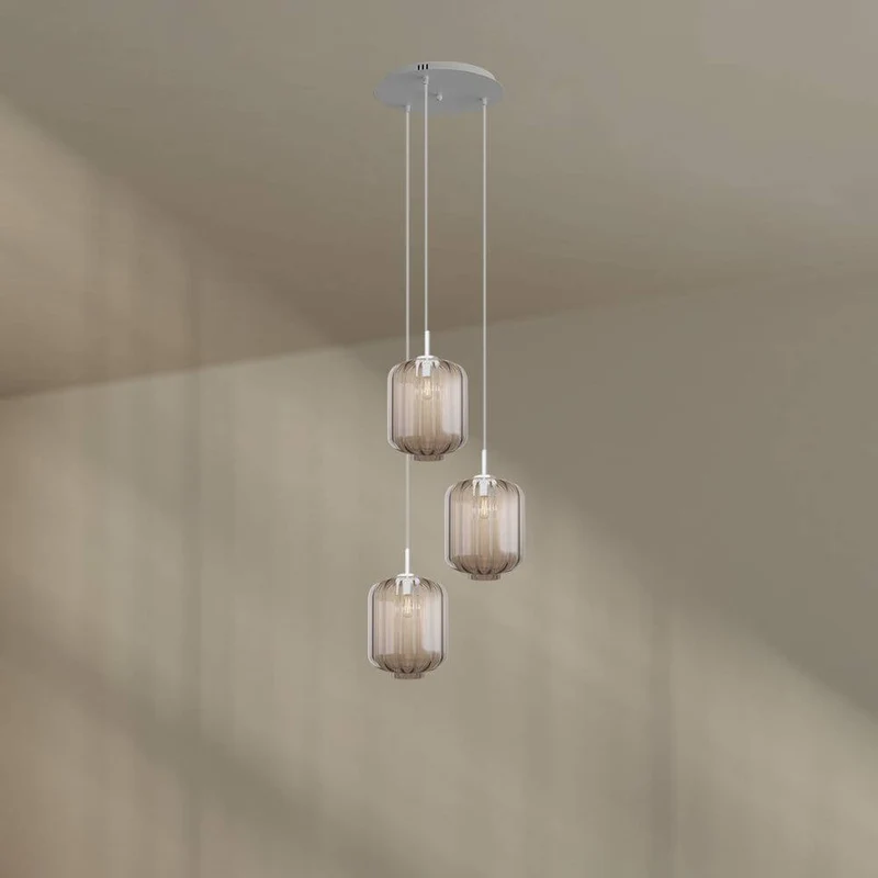 s.luce Velo 3-flammige Galerielampe Ø 40cm Baldachin Ø 25cm