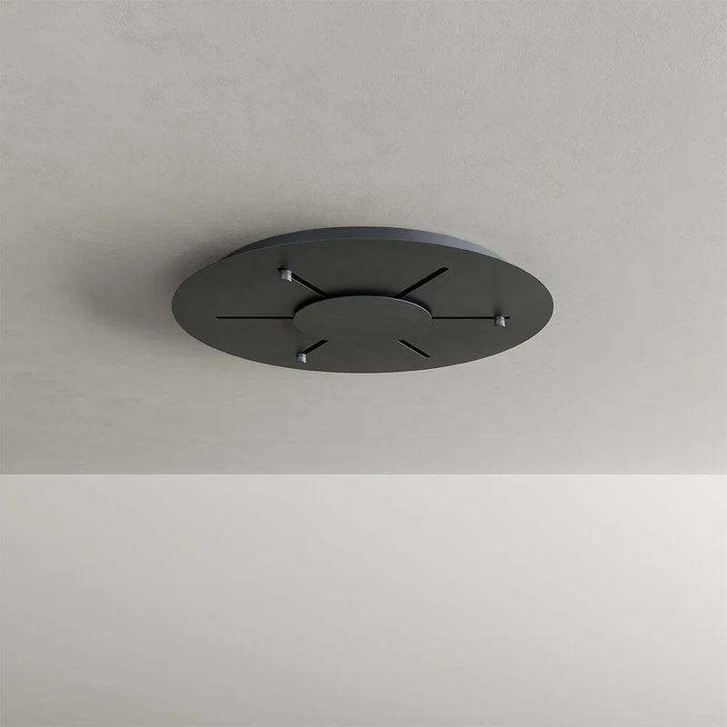 s.luce Velo Galerielampe 5-flammig Ø 60cm Baldachin Ø 18/20/25cm