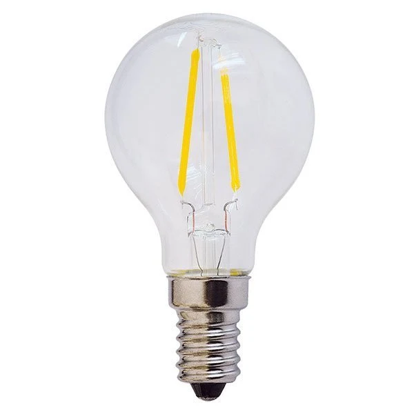 LED Filament Leuchtmittel, E14, 2W, Minibulbform, 200 Lumen, 2700K