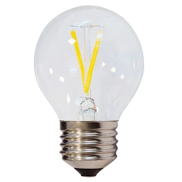 LED- Minibulb Filament Leuchtmittel, E27, G45, 2W, 200lm, 4500K