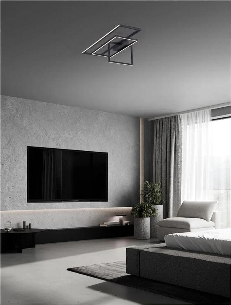 Clea LED Deckenleuchte 70cm 2-flammig 3000K