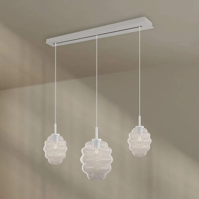 s.luce Echos Esstischlampe 3-flammig 120cm Ø 18/25cm