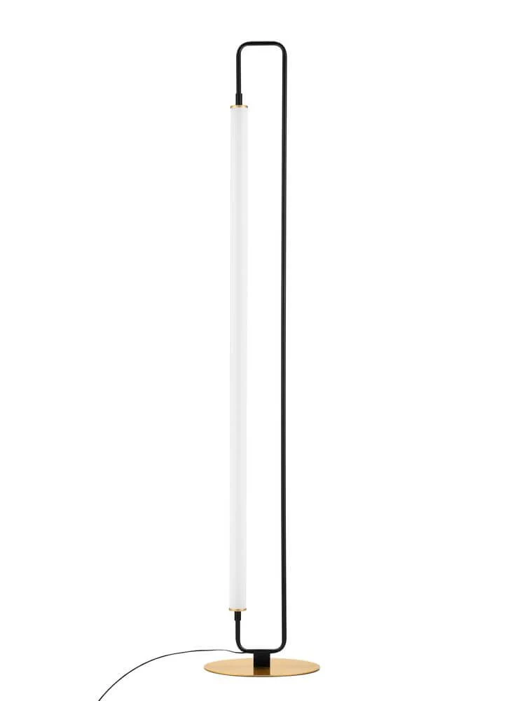Wetro LED Stehlampe 3000K Schwarz, Gold