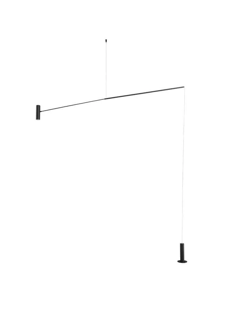 Voice LED Stehlampe 3000K Schwarz