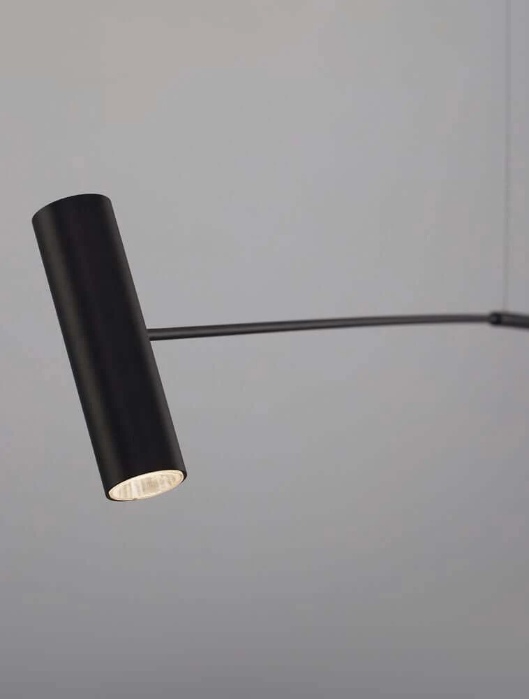 Voice LED Stehlampe 3000K Schwarz