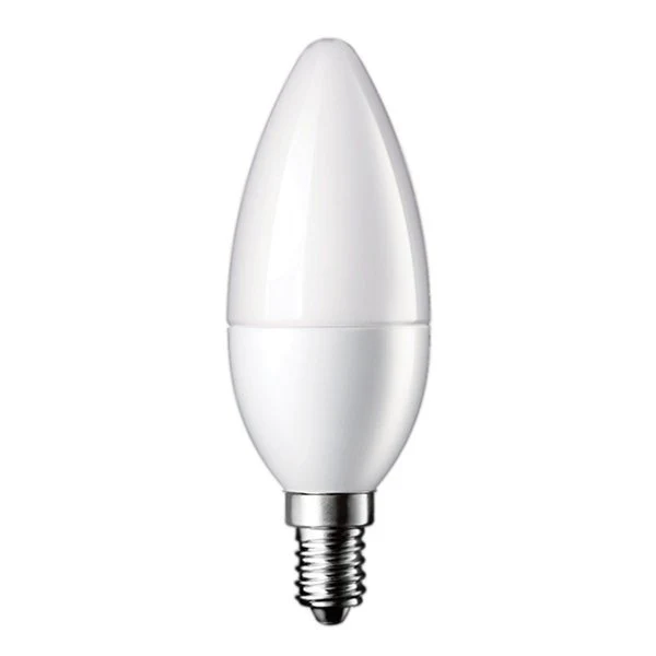 LED-Leuchtmittel, E14, 6W, 480lm, 2800K, Kerze