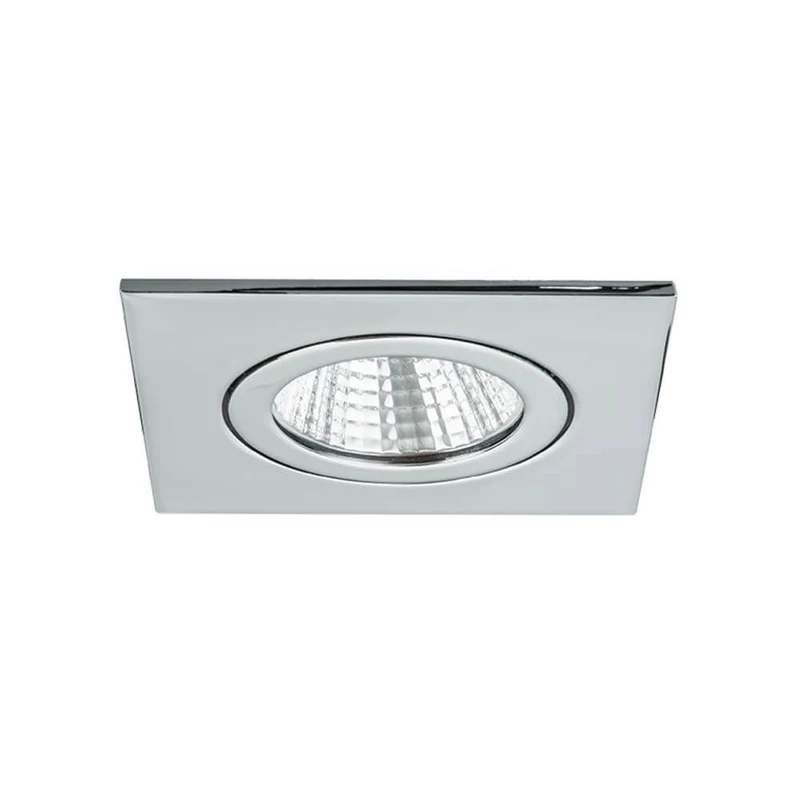 Brumberg LED Decken-Einbauleuchte 470lm Chrom dim2warm IP65
