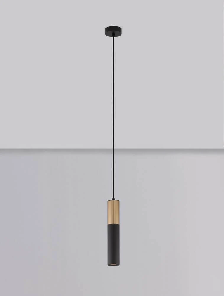 Pongo Pendelleuchte Cover Unten Ø 5,6cm Schwarz, Gold