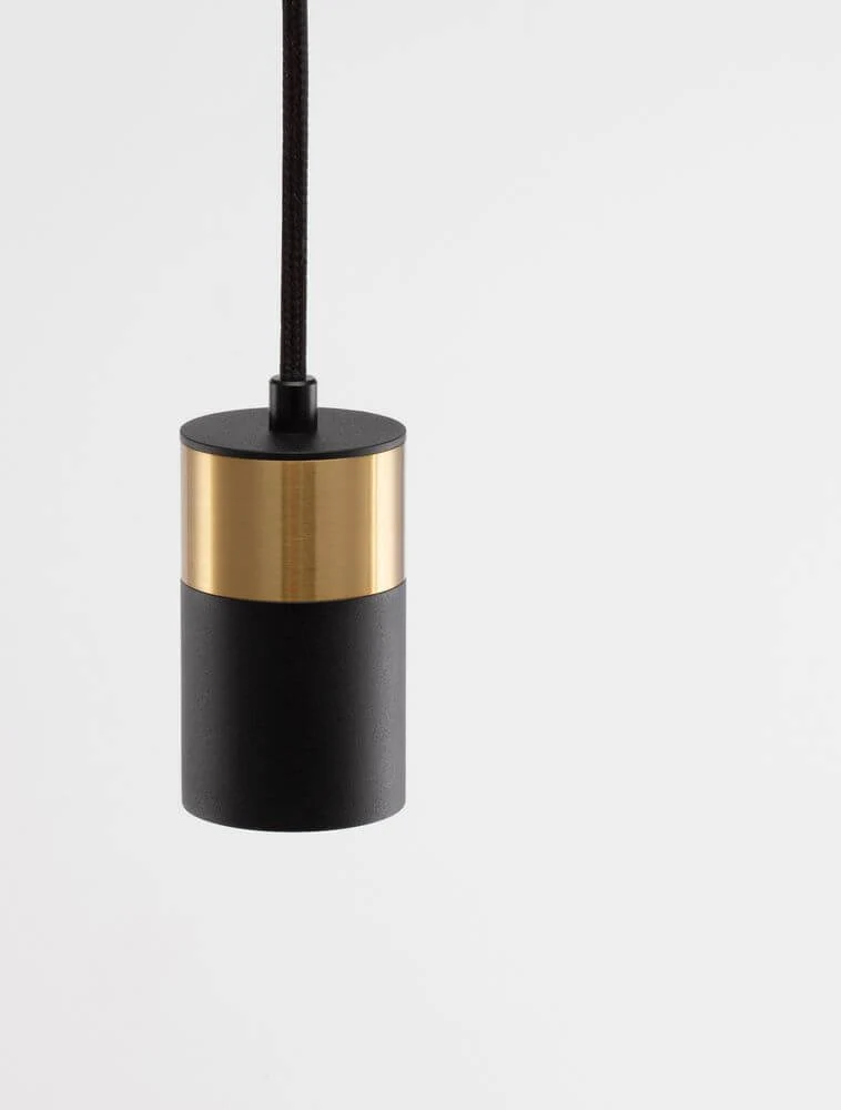 Pongo Pendelleuchte Cover Unten Ø 5,6cm Schwarz, Gold