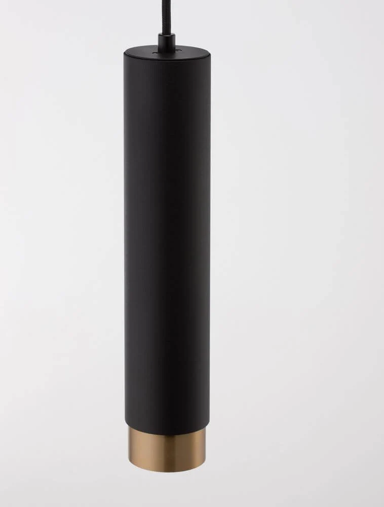 Pongo Pendelleuchte Cover Oben Ø 5,9cm Schwarz, Gold