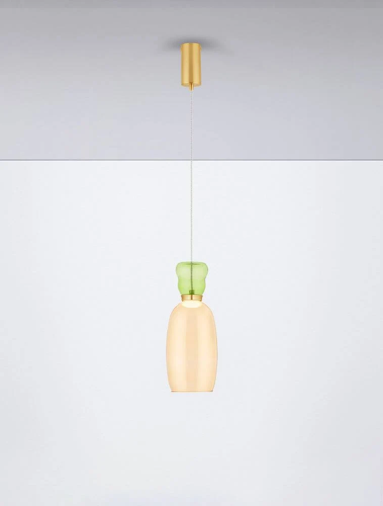 Pluma LED Pendelleuchte Ø 15cm 3000K Mehrfarbig