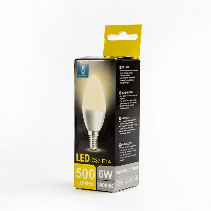 LED Leuchtmittel, E14, 6 W, 510 lm, 4000 K