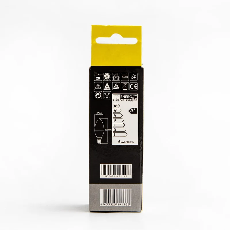 LED Leuchtmittel, E14, 6 W, 510 lm, 4000 K
