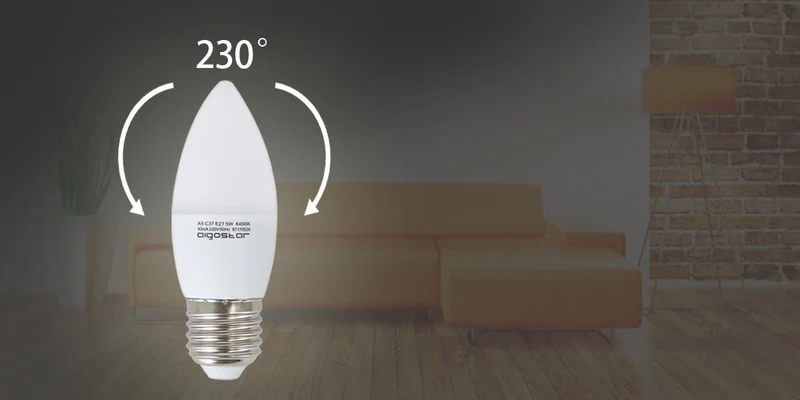 LED Leuchtmittel, E14, 6 W, 510 lm, 3000 K, 2 Stk.