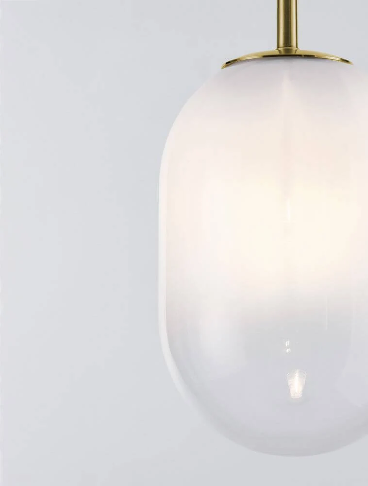 Chrysi Pendelleuchte Gold, Weiß