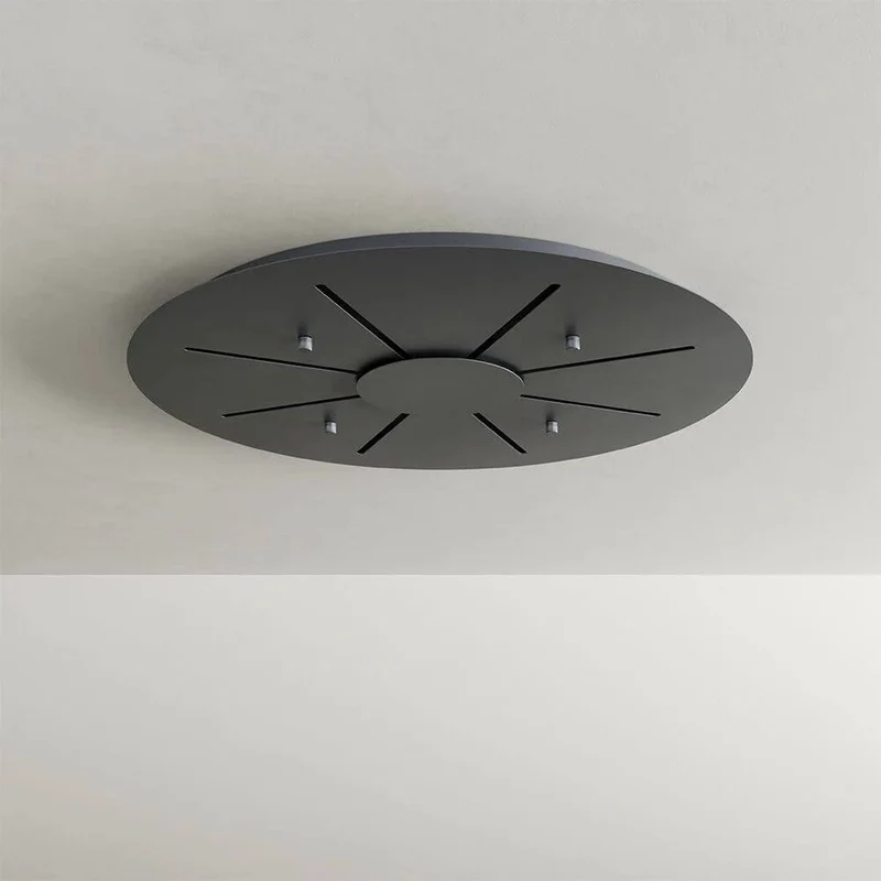 s.luce Belluna Galerielampe 12-flammig Ø 80cm Baldachin