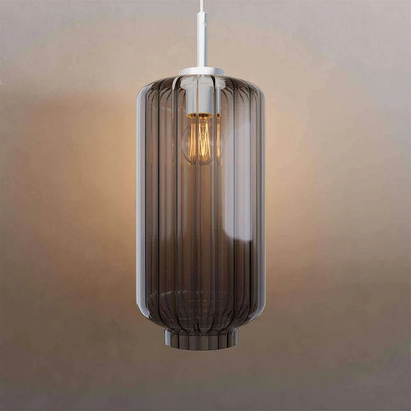 s.luce Velo Galerie Glas-Pendellampe Aufhängung 500cm Weiß