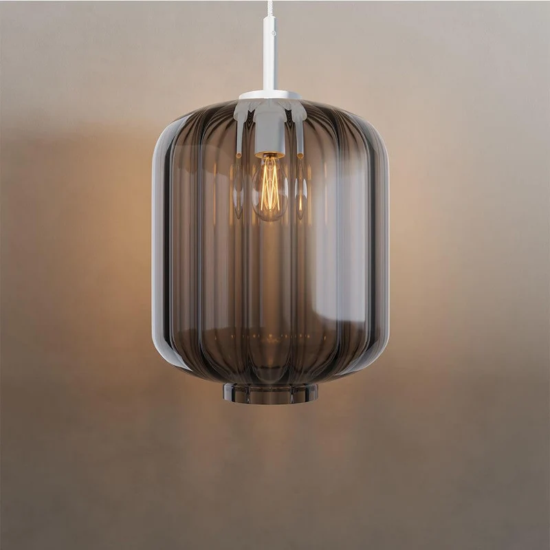 s.luce Velo Galerie Glas-Pendellampe Aufhängung 500cm Weiß