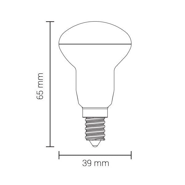 LED-Leuchtmittel, E14, 4W, 300lm, 6000K, Spot
