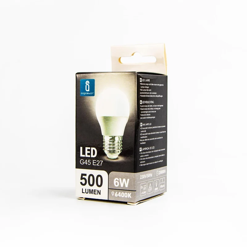 LED Leuchtmittel, E27, 6 W, 510 lm, 6500 K