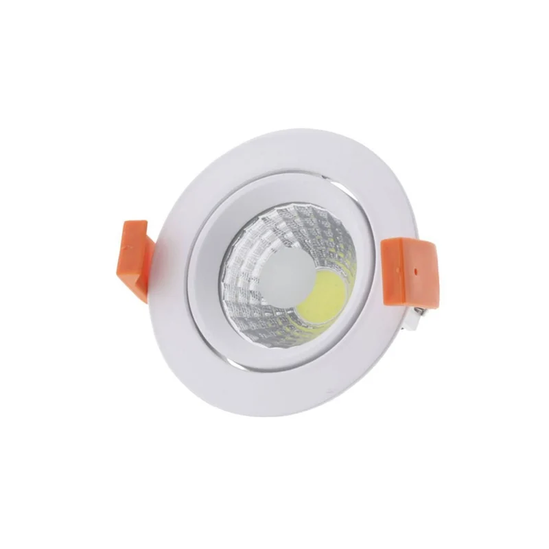 LED Einbauleuchte COB, 8W, 560 lm, 6000 K, rund, schwenkbar