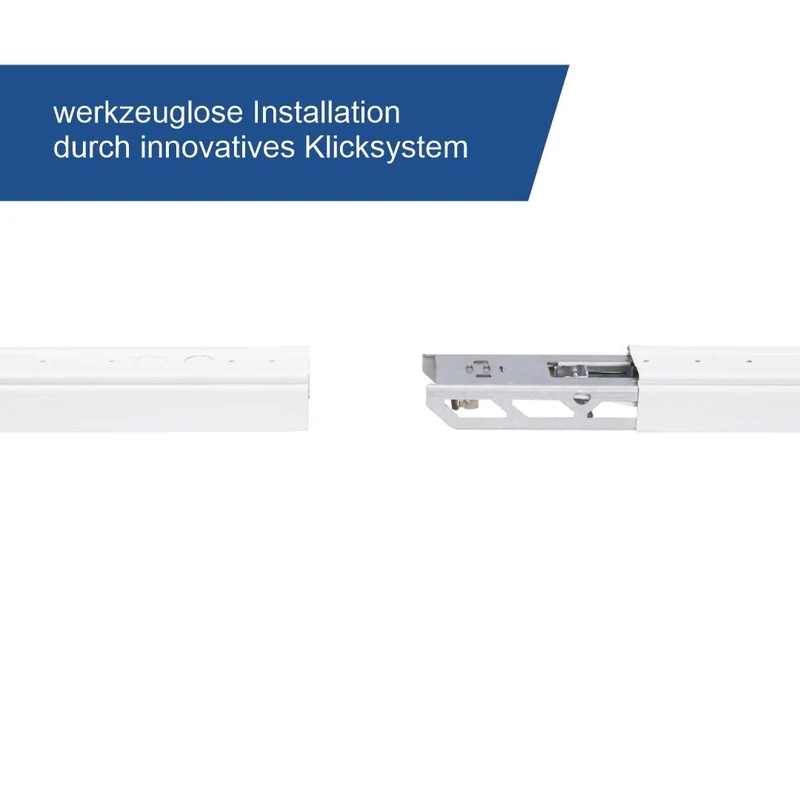 LED Lichtband Schiene NOVA, 150 cm, 8-polig, dimmbar