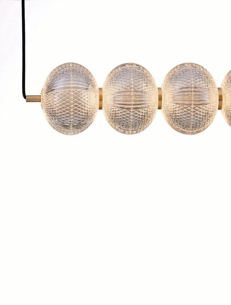 Klelia Pendelleuchte 6-flammig 3000K Gold