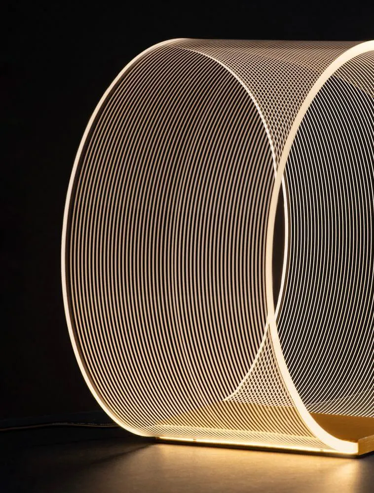 Valentin LED Tischleuchte Ø 28cm 3000K Gold