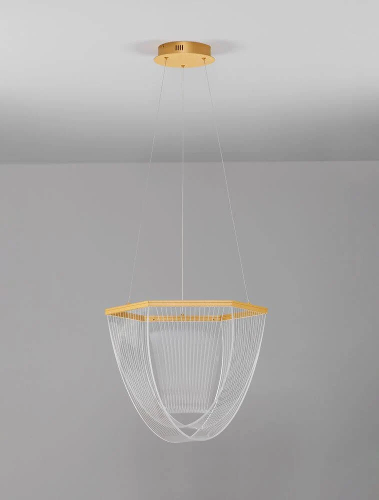 Valentin LED Pendelleuchte 3000K Gold