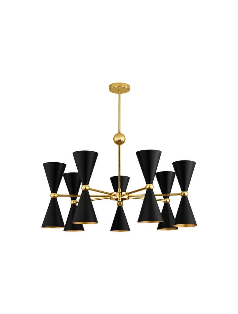 Gala Pendelleuchte Gold, Schwarz