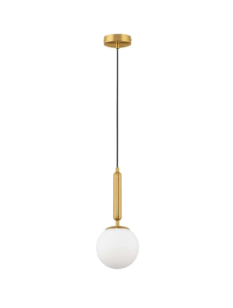 Monet Pendelleuchte Ø 15cm Gold, Weiß