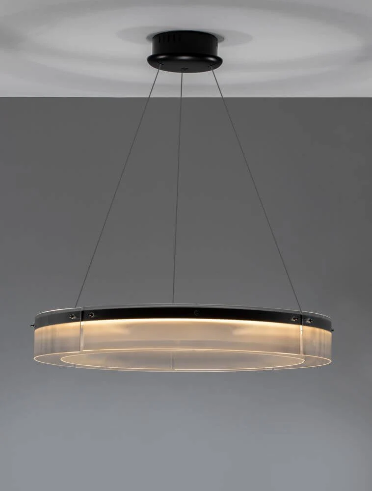 Pauline LED Pendelleuchte 3000K Schwarz