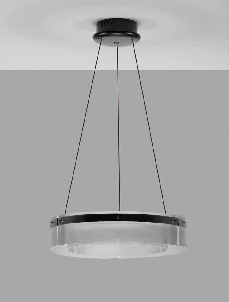 Pauline LED Pendelleuchte 3000K Schwarz