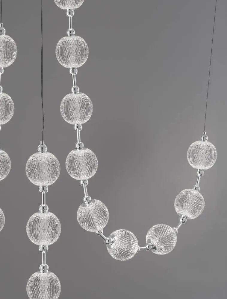 Brillante LED Pendelleuchte 30-flammig Ø 147cm 3200K