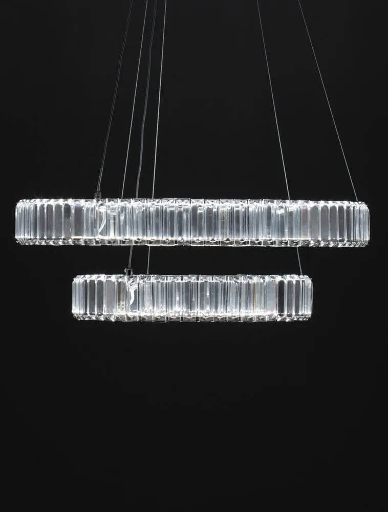 Aurelia LED Pendelleuchte Ø 60cm 2-flammig
