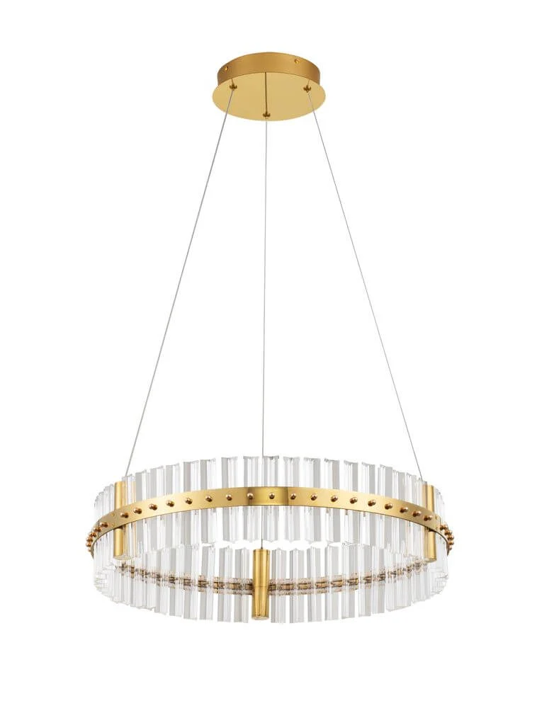 Kezo LED Pendelleuchte Ø 60cm 3000K Gold