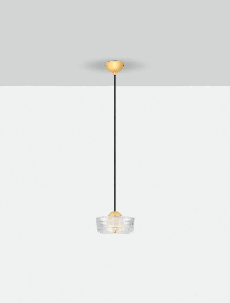 Keros LED Pendelleuchte 3000K Gold