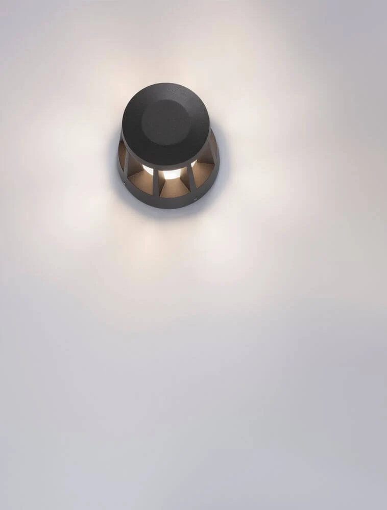 Stark LED Außensockelleuchte 3000K Anthrazit IP65