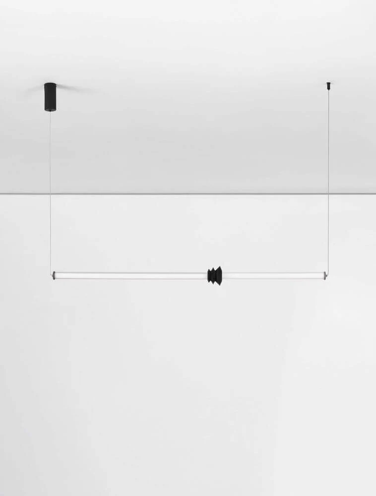 Stalactite Pendelleuchte Horizontal Ø 3,3cm 3000K Schwarz