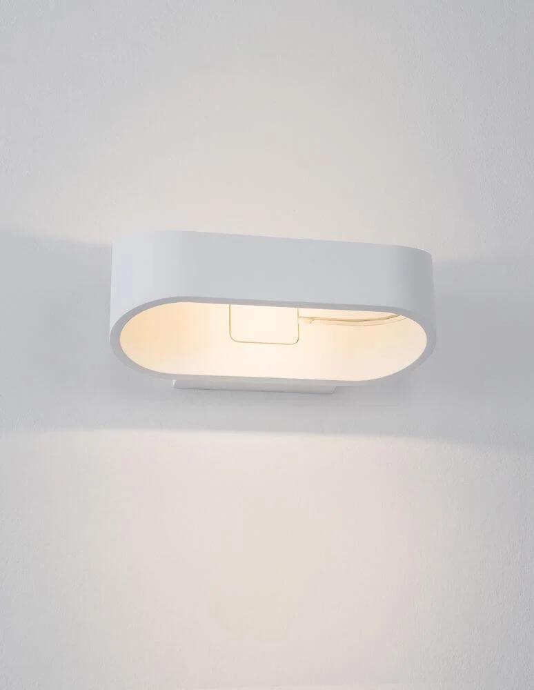Mile LED Außenwandleuchte Stadion 3000K Up & Down Weiß IP54