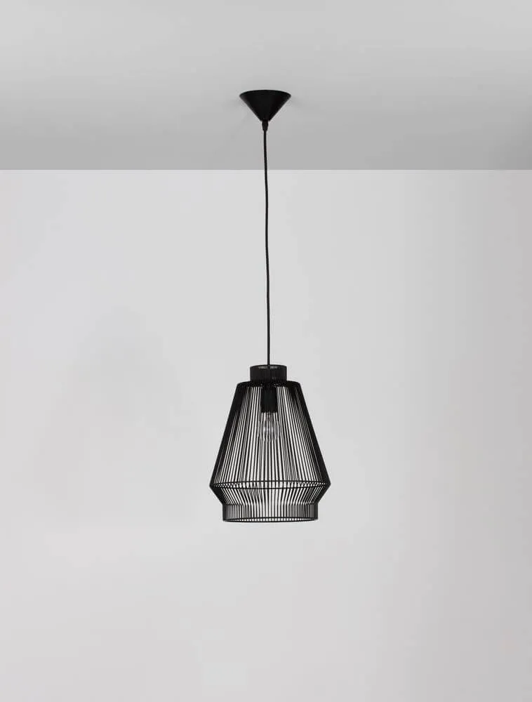 Bredo Pendelleuchte Ø 27,5cm Schwarz