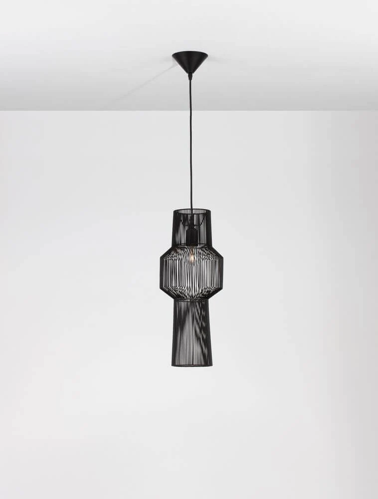 Bredo Pendelleuchte Ø 21cm Schwarz