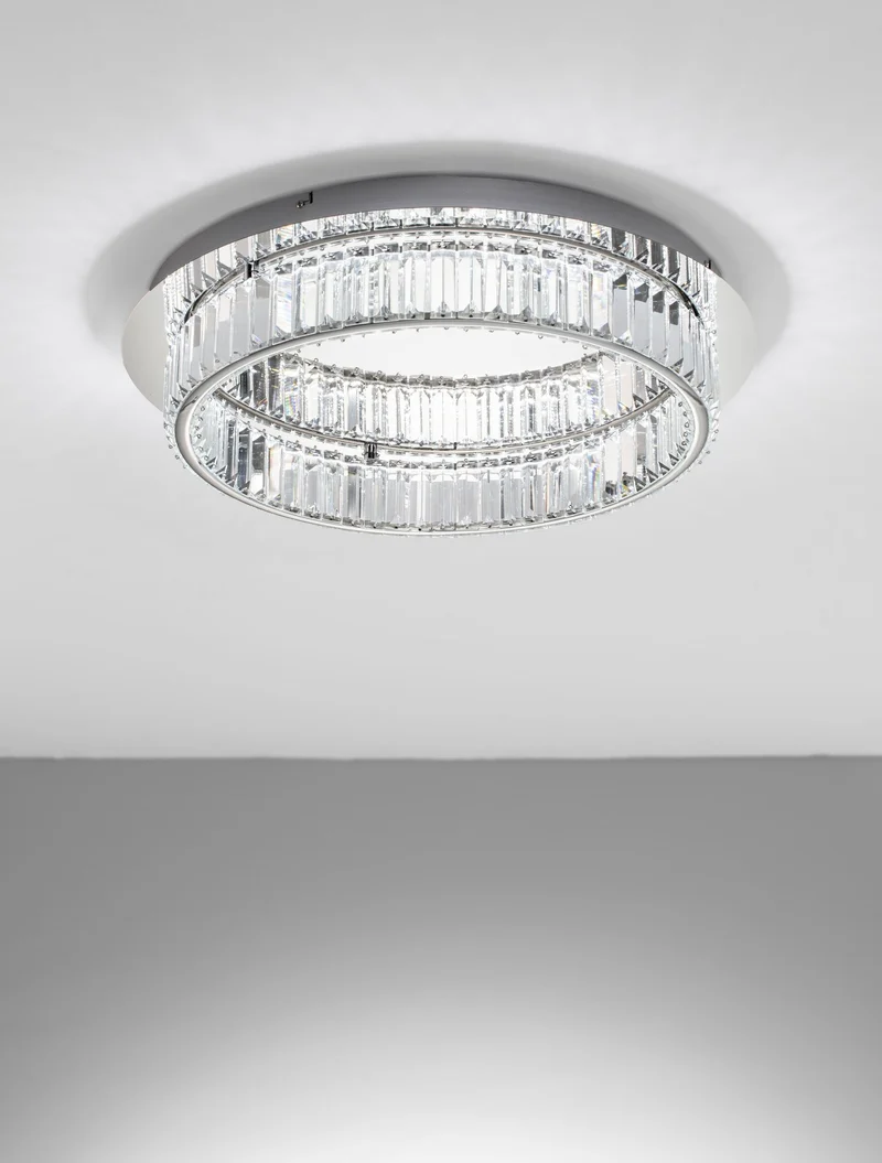 Aurelia LED Deckenleuchte 3500K Chrom