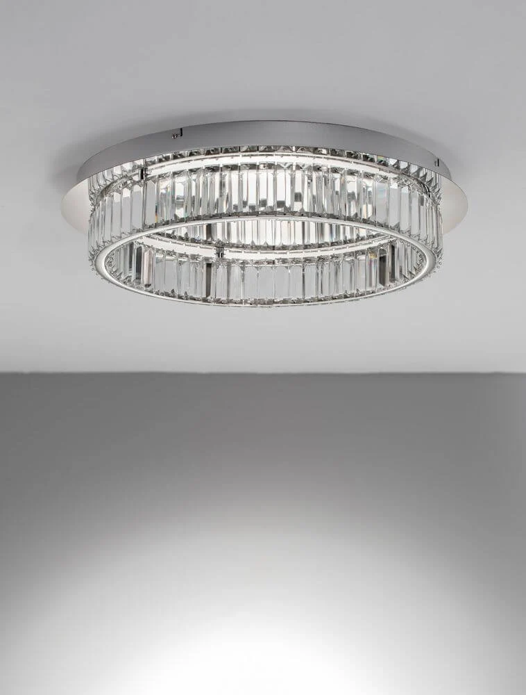 Aurelia LED Deckenleuchte 3500K Chrom